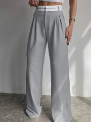 Highway Reverse Waistband Wide Leg Dress Pants