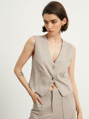 Smart Linen Vest