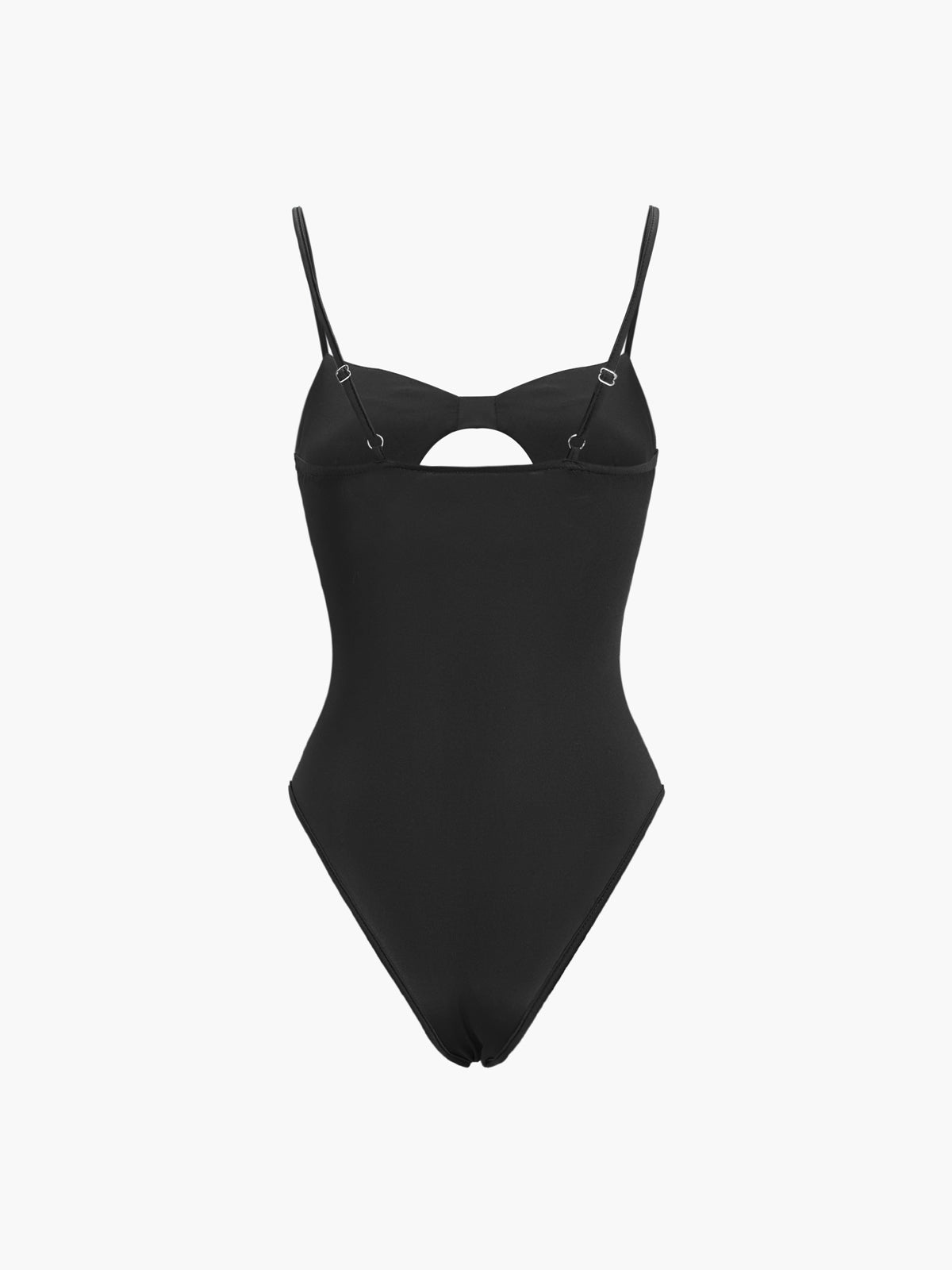 Solid Cutout Bodysuit