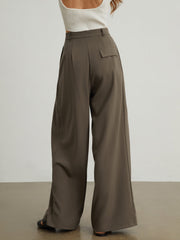 Smart Oversized Wide Leg Pants