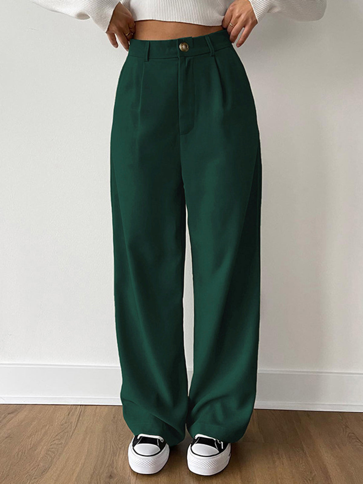 Smart Wide Leg Pants