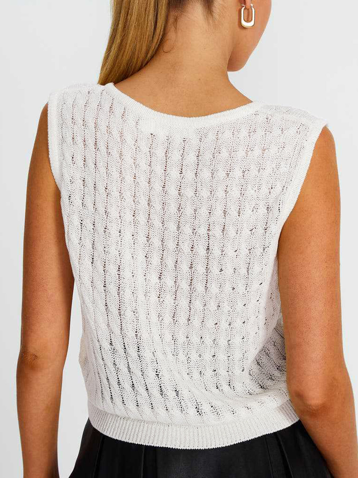 Cable Knit Tank Top