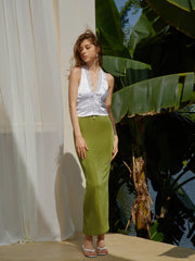 Summer Greens Maxi Skirt