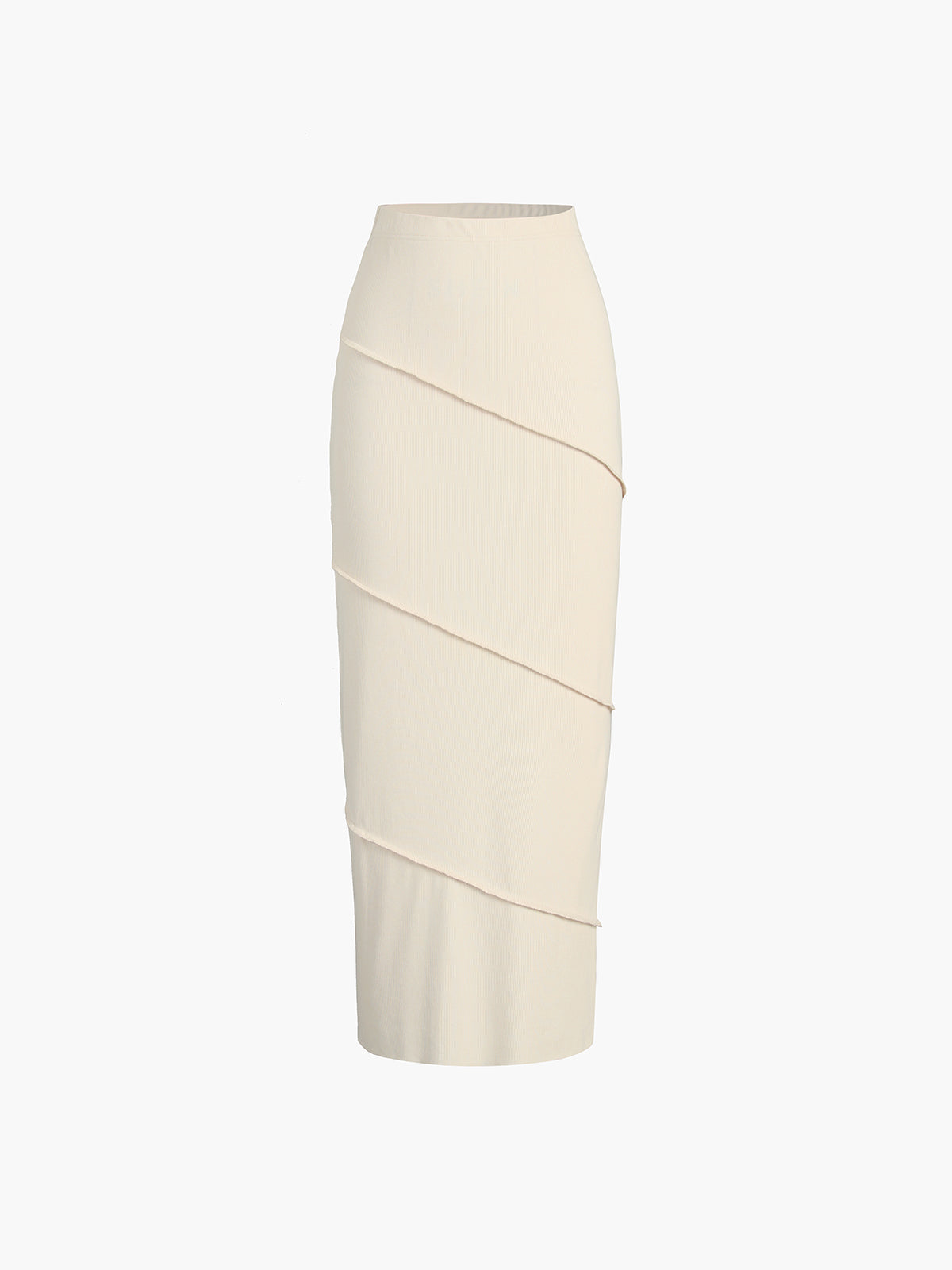 Ladder Up Cotton Rib Skirt