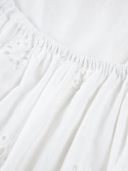 Cotton Eyelet Short Sundress