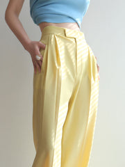 Sunny Day Pleat Wide Leg Pants