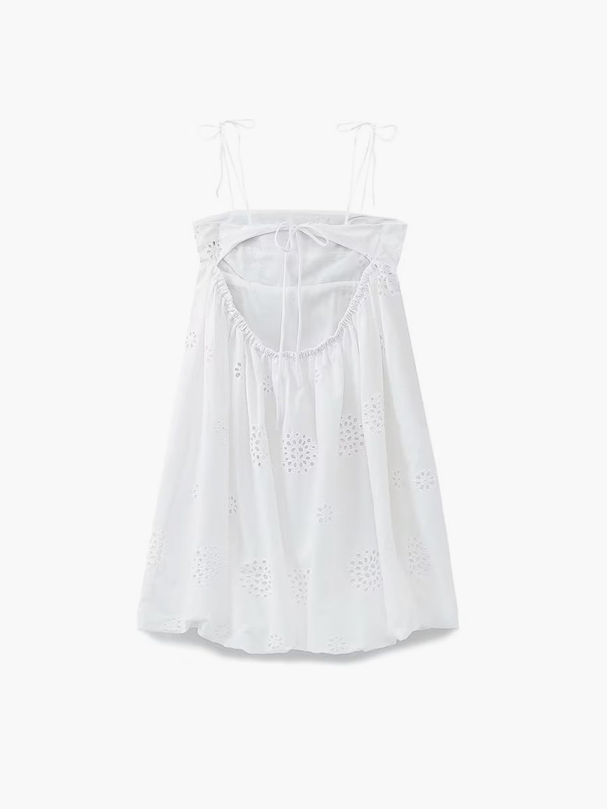 Cotton Eyelet Short Sundress