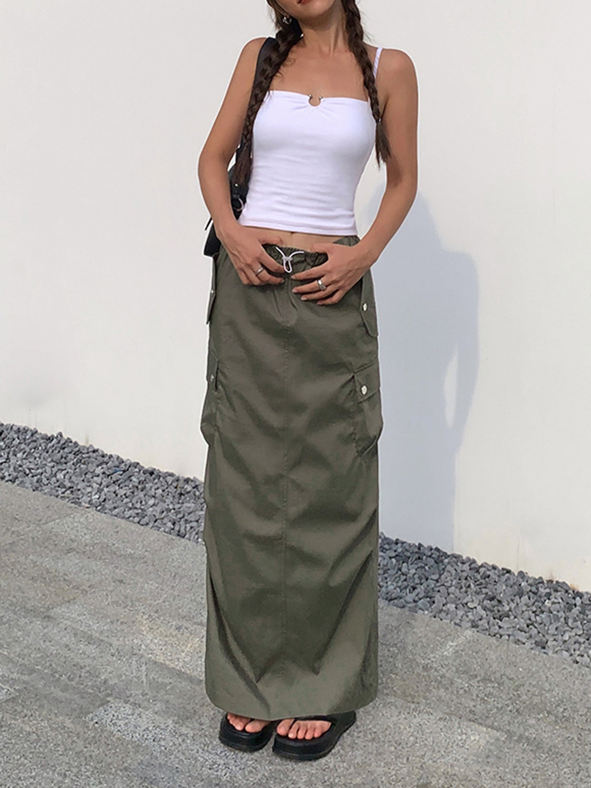 Cargo Maxi Skirt