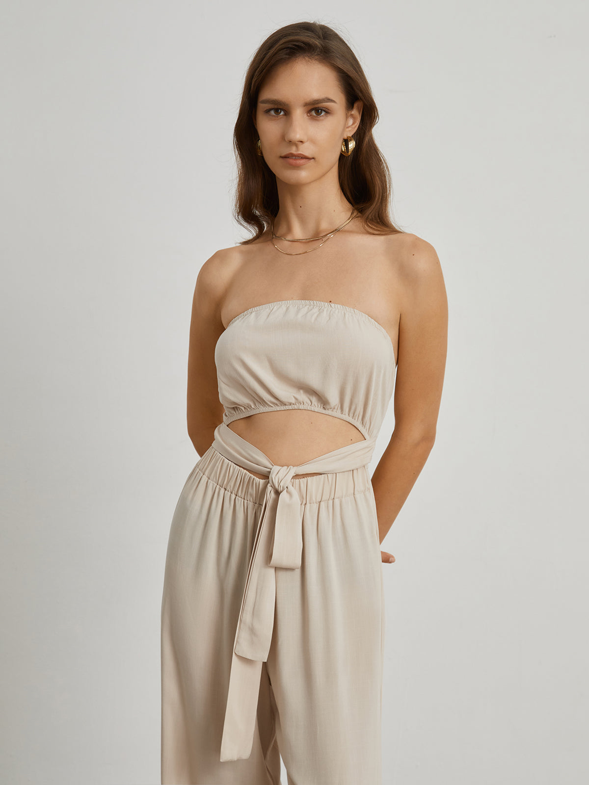 Syros Cutout Tube Jumpsuit