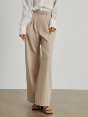 Evia Cotton Wide Leg Pants