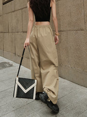 Street Drawstring Cargo Pants