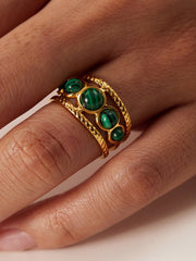 Vintage Greens Ring