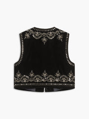 Sardinia Embroidered Floral Vest