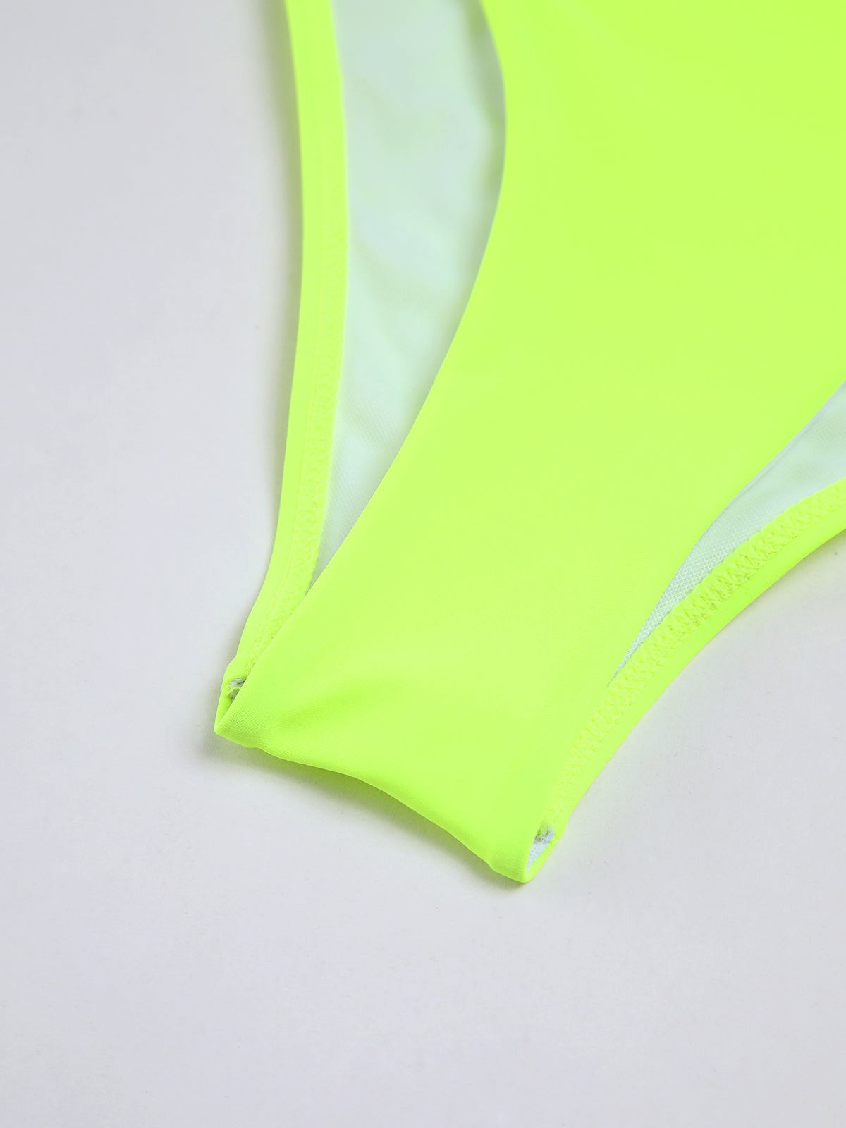 Neon Light Cutout One Piece Swimsuit