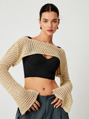 Street Cover Up Crochet Bolero