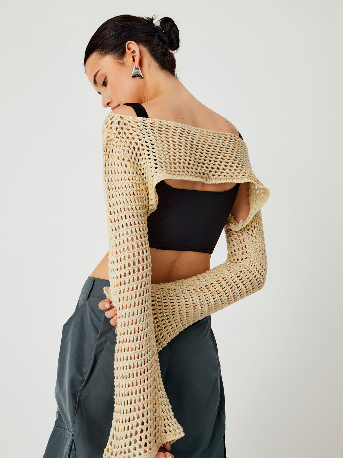 Street Cover Up Crochet Bolero