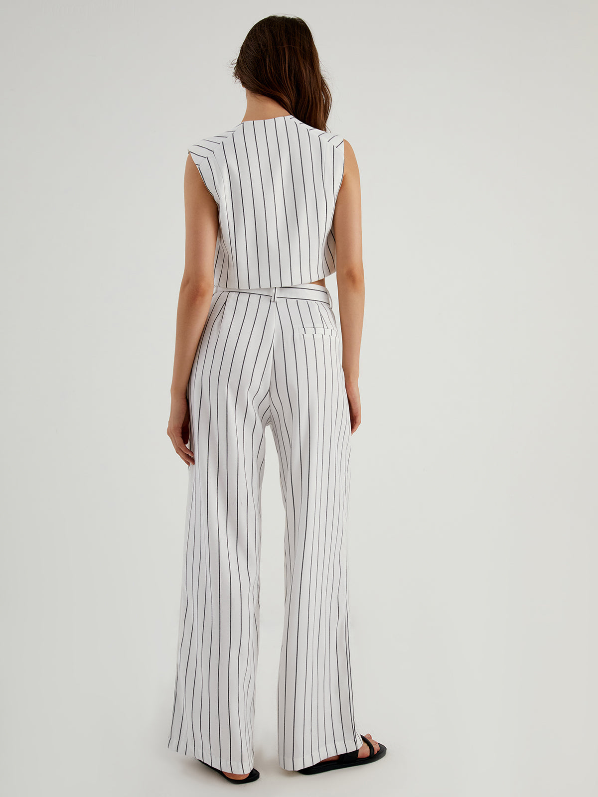 Indie Sleaze Pinstripe Wide Leg Pants