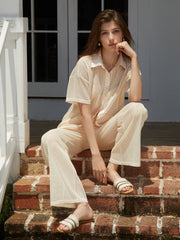 Sunny Morning Cover Up Two Piece Pants Set