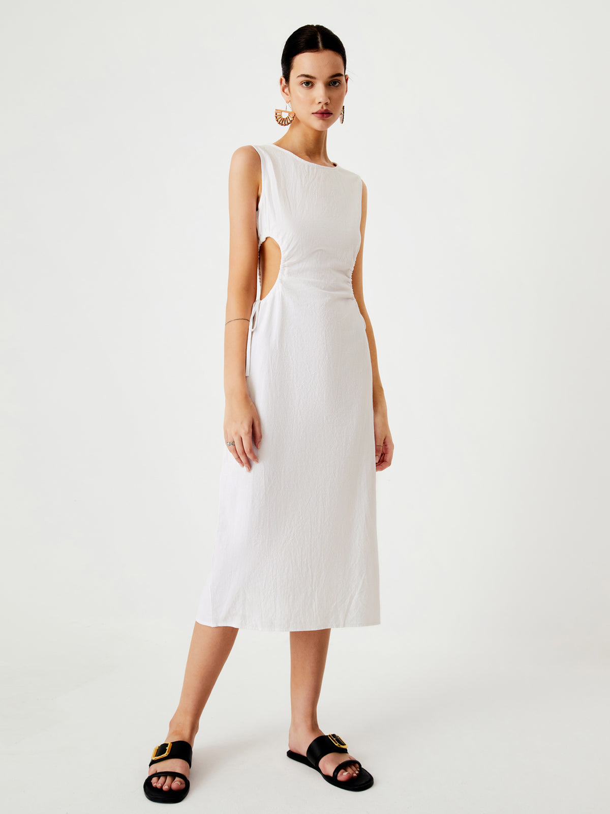 Leisure Cutout Midi Dress