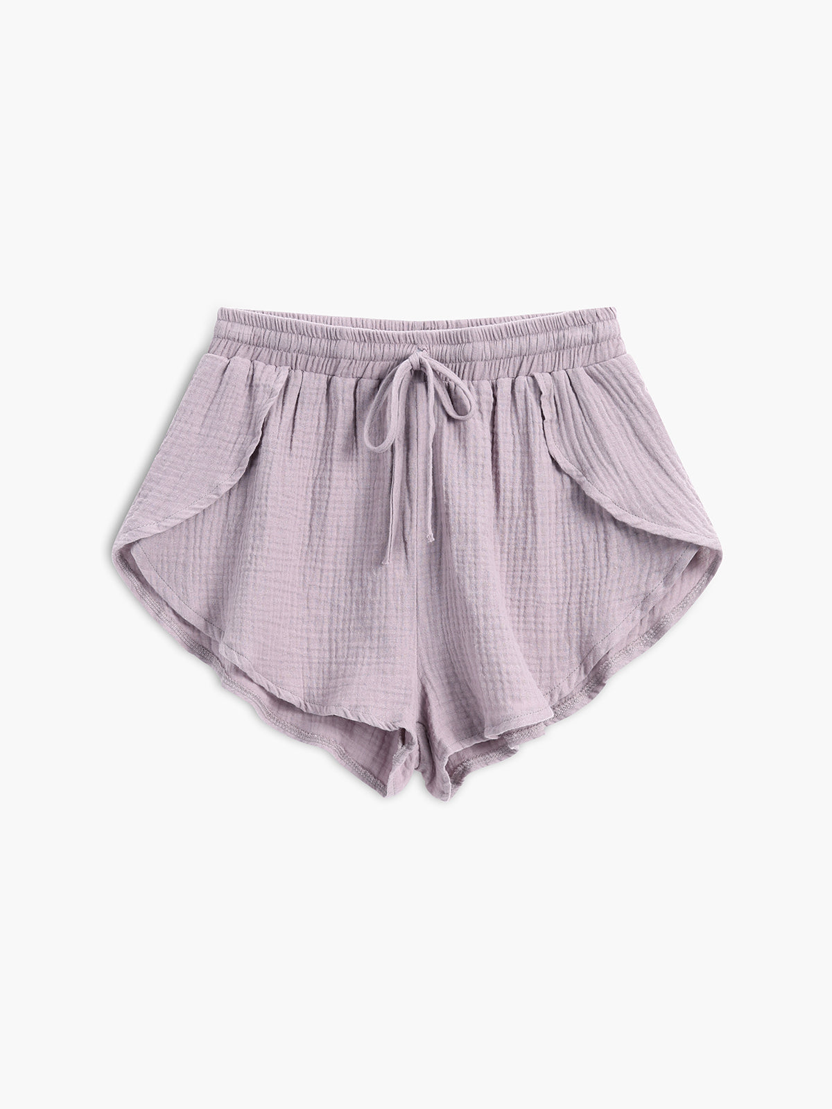 Minimalist Collared Two Piece Shorts Set