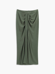 Palm Beach Wrap Zippered Skirt