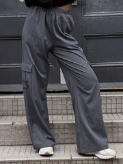 Street Pinstripe Cargo Pants