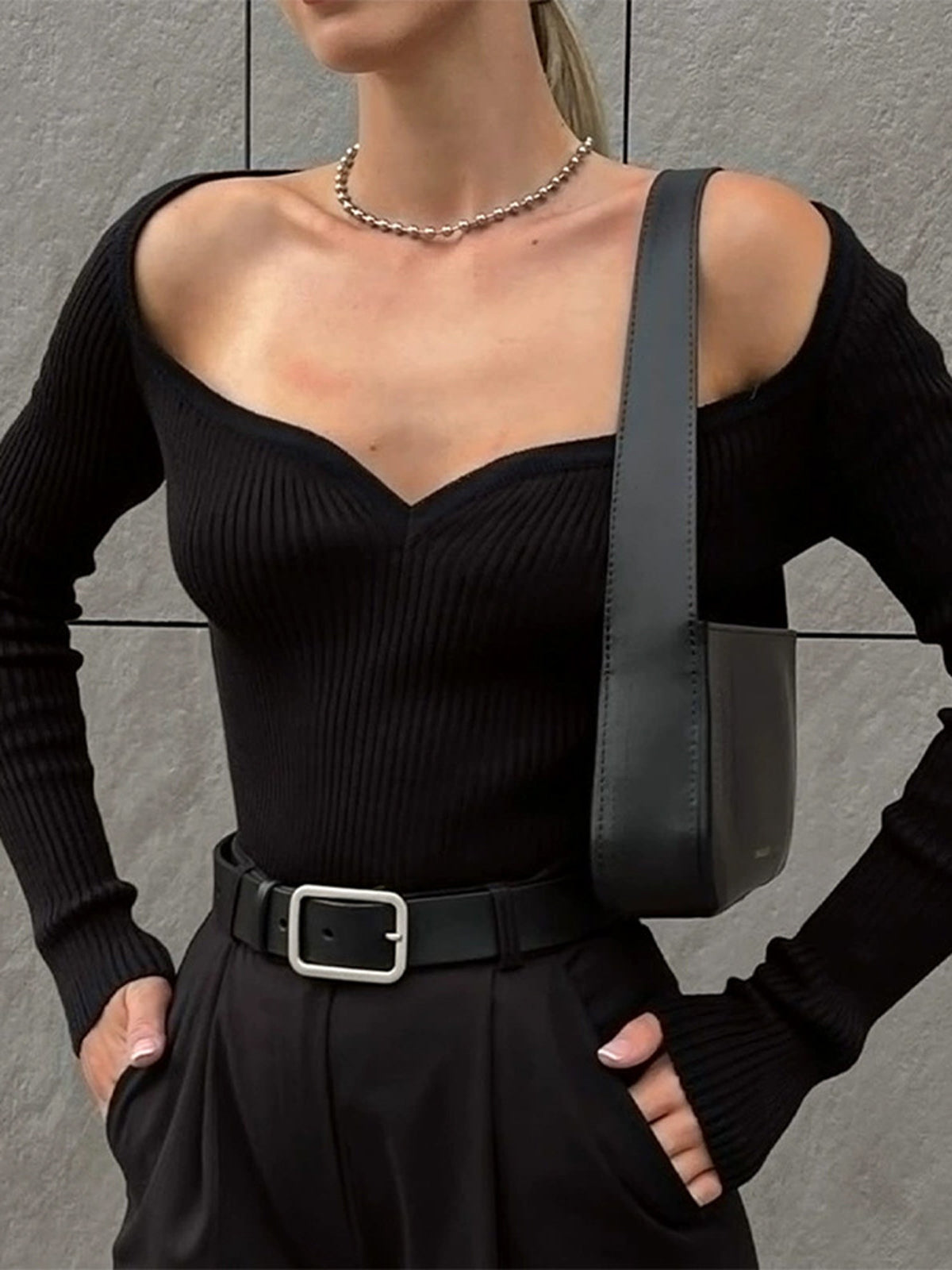 Effortless Long Sleeve Rib Top