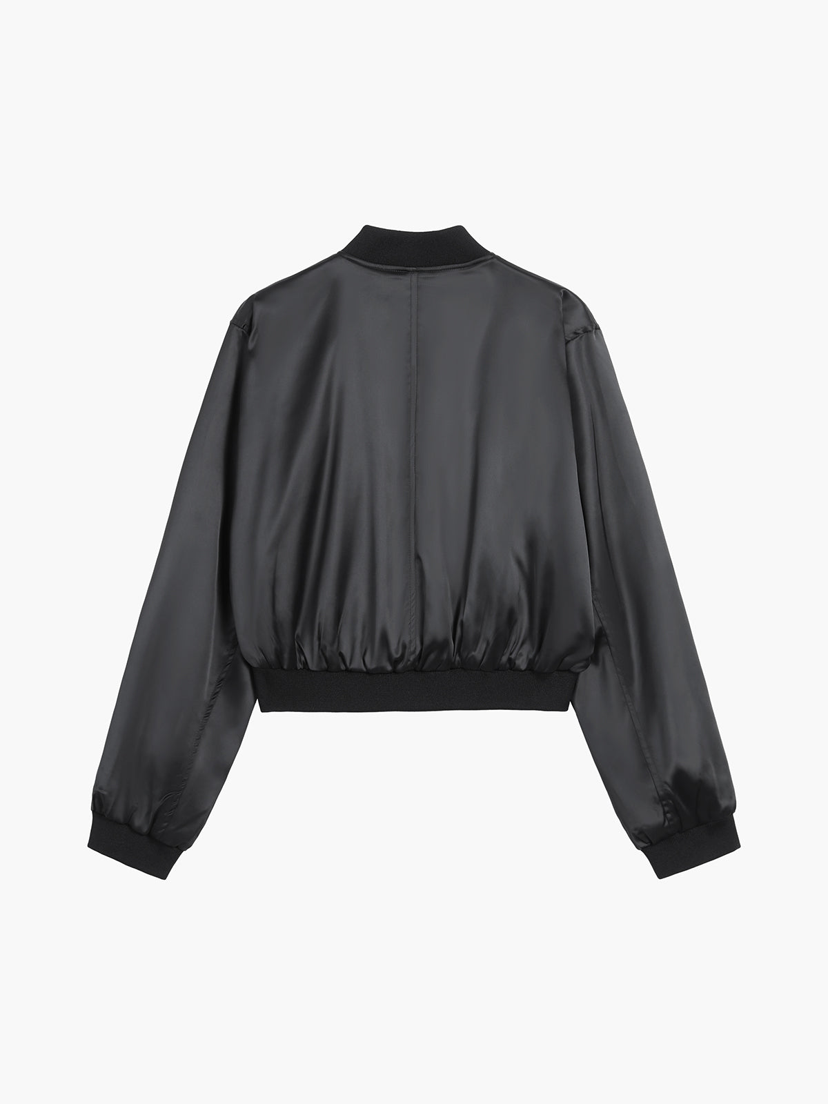 Utility Satin Bomber Jacket