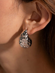 Textured Teardrop Earrings