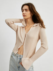 Leisure Collared Cardigan