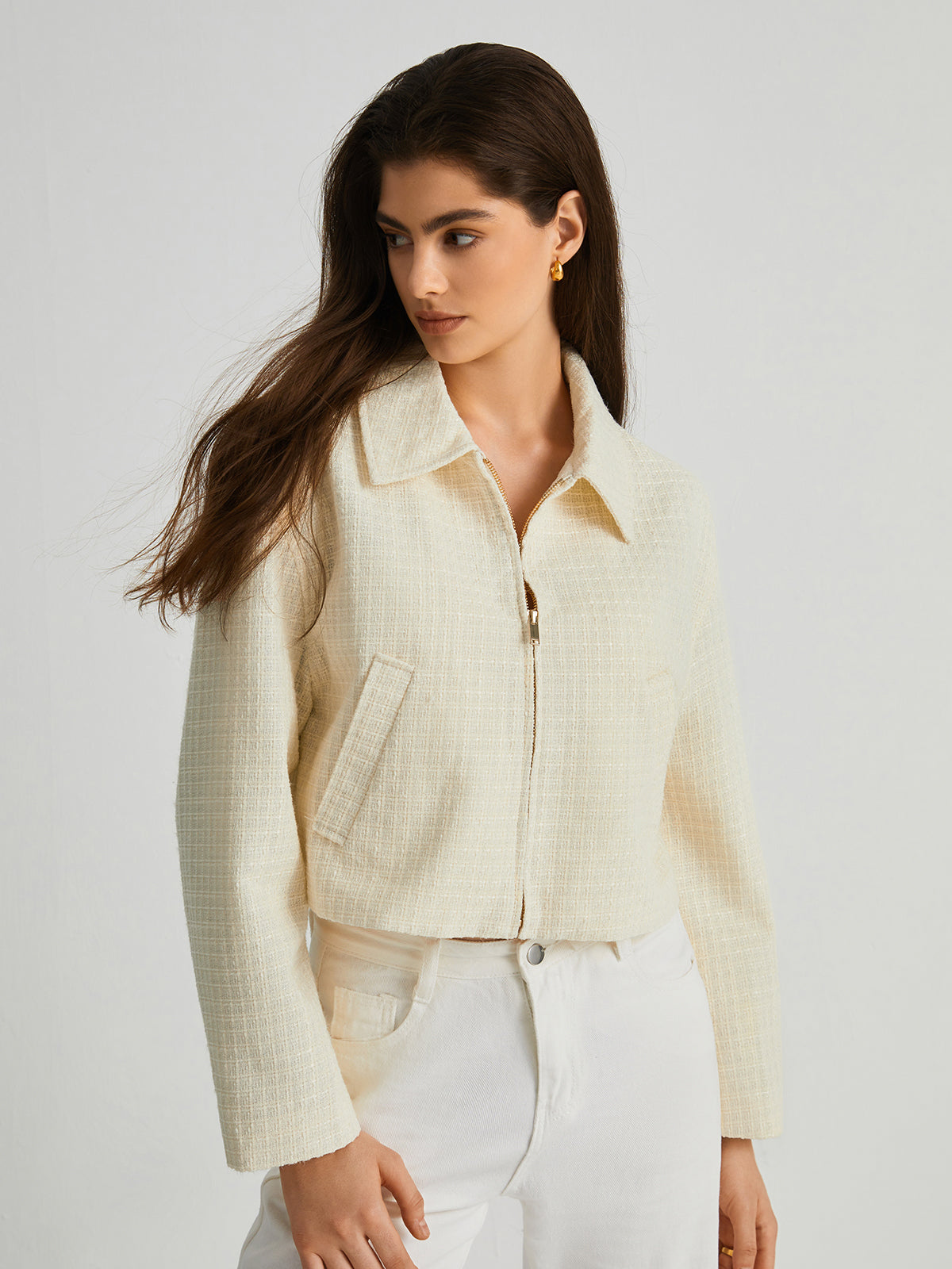 Tweed Crop Jacket