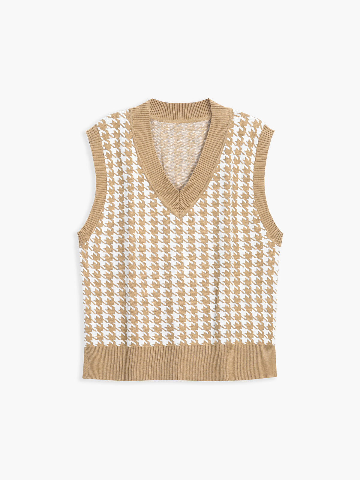 Basic Houndstooth Vest