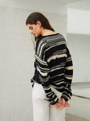 Winter Hill Stripe Pullover Sweater