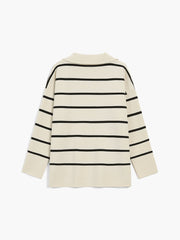 Old Money Aesthetics Stripe Sweater