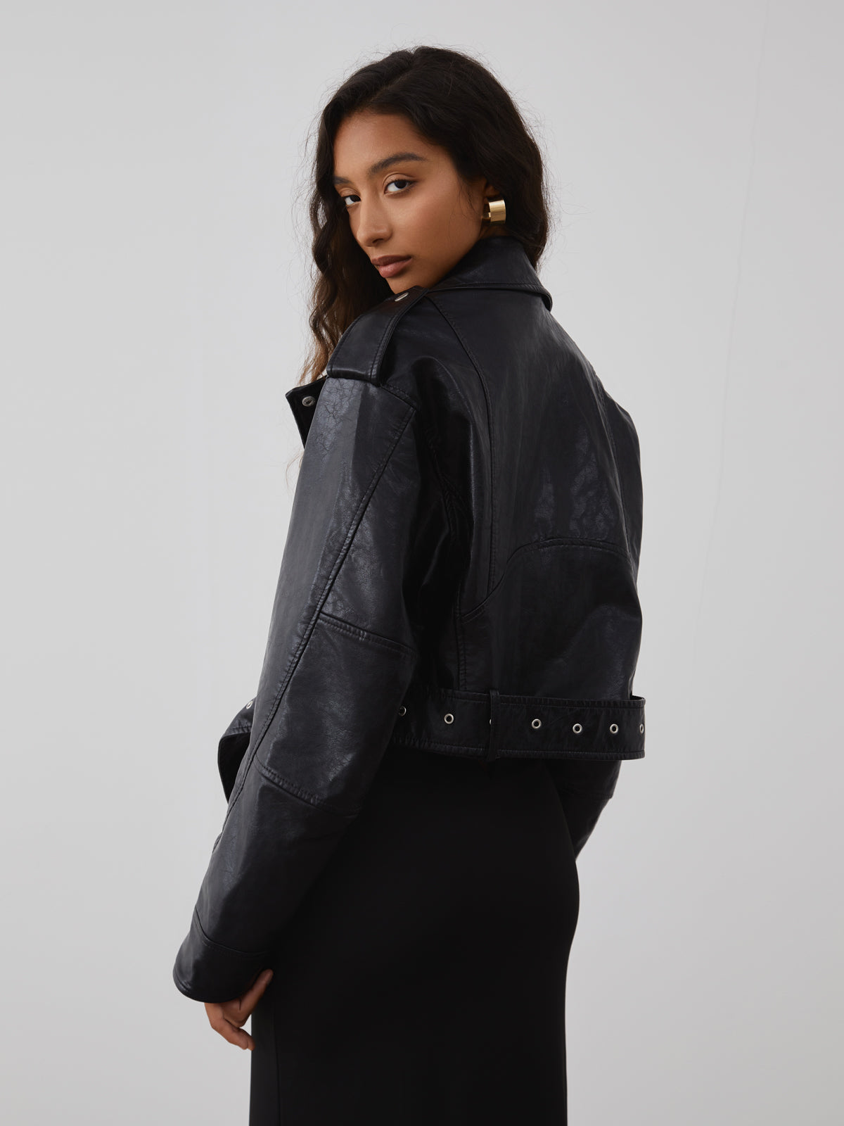 City Walk Faux Leather Jacket