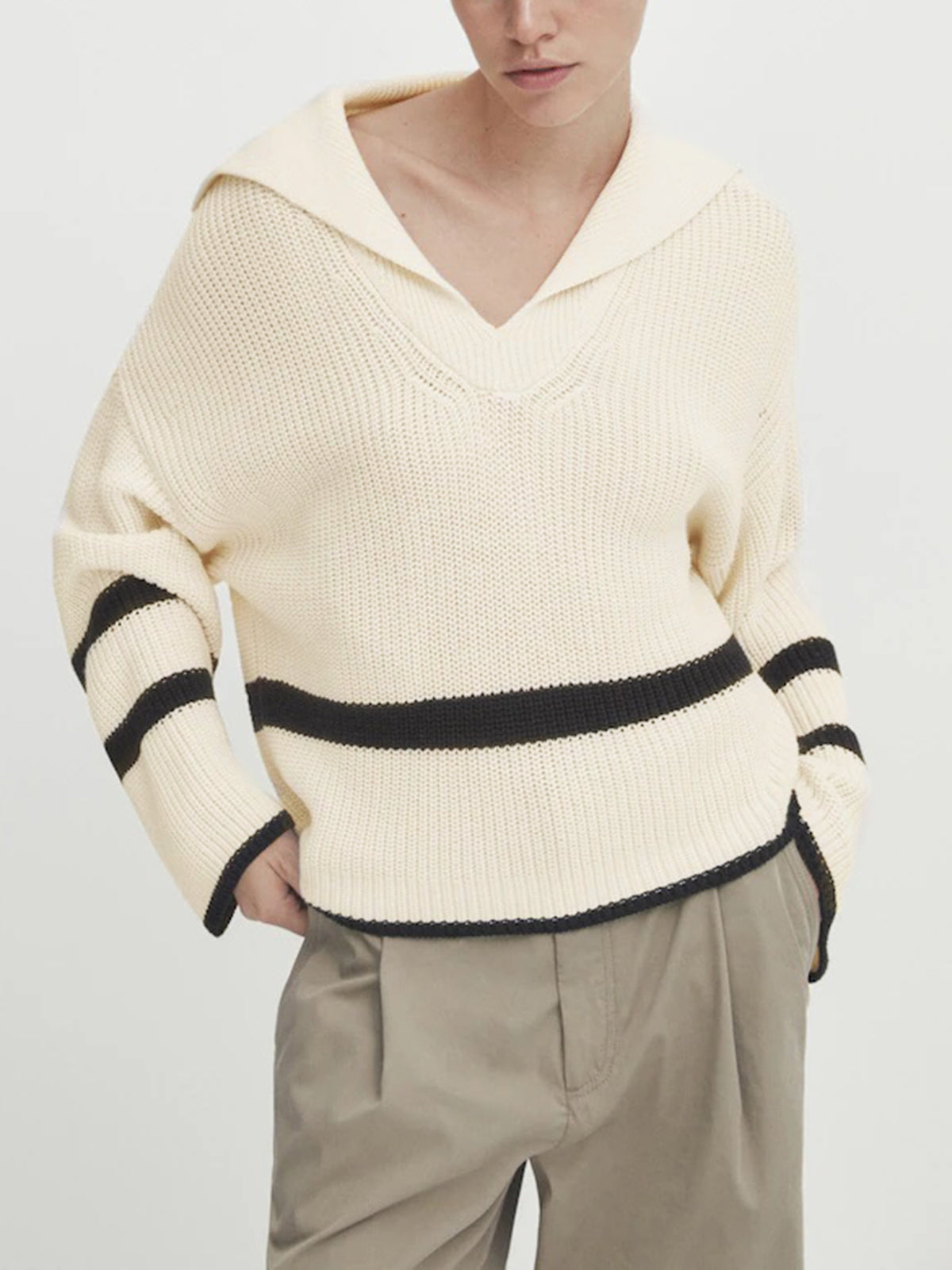 Italian Escape Stripe Sweater