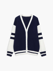 Modern Academia Stripe Cardigan