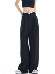 Break Free Notched Wide Leg Pants