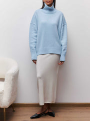 Cloudless Sky Turtleneck Oversized Sweater