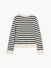 Old Money Stripe Aesthetics Cardigan