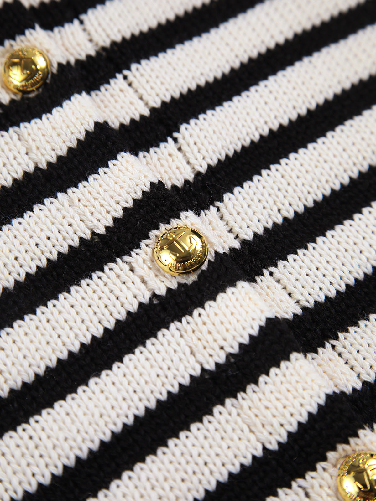 Old Money Stripe Aesthetics Cardigan