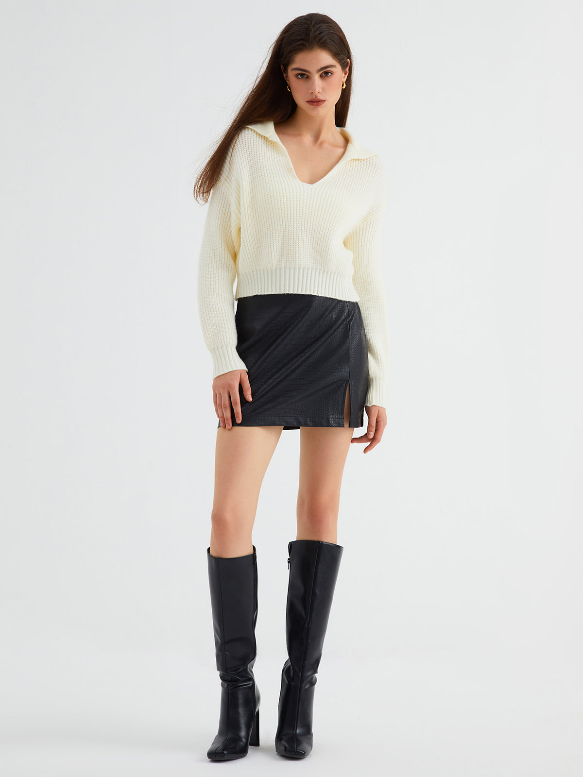 Vanilla Collared Sweater