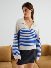 Sea Soul Stripe Oversized Sweater