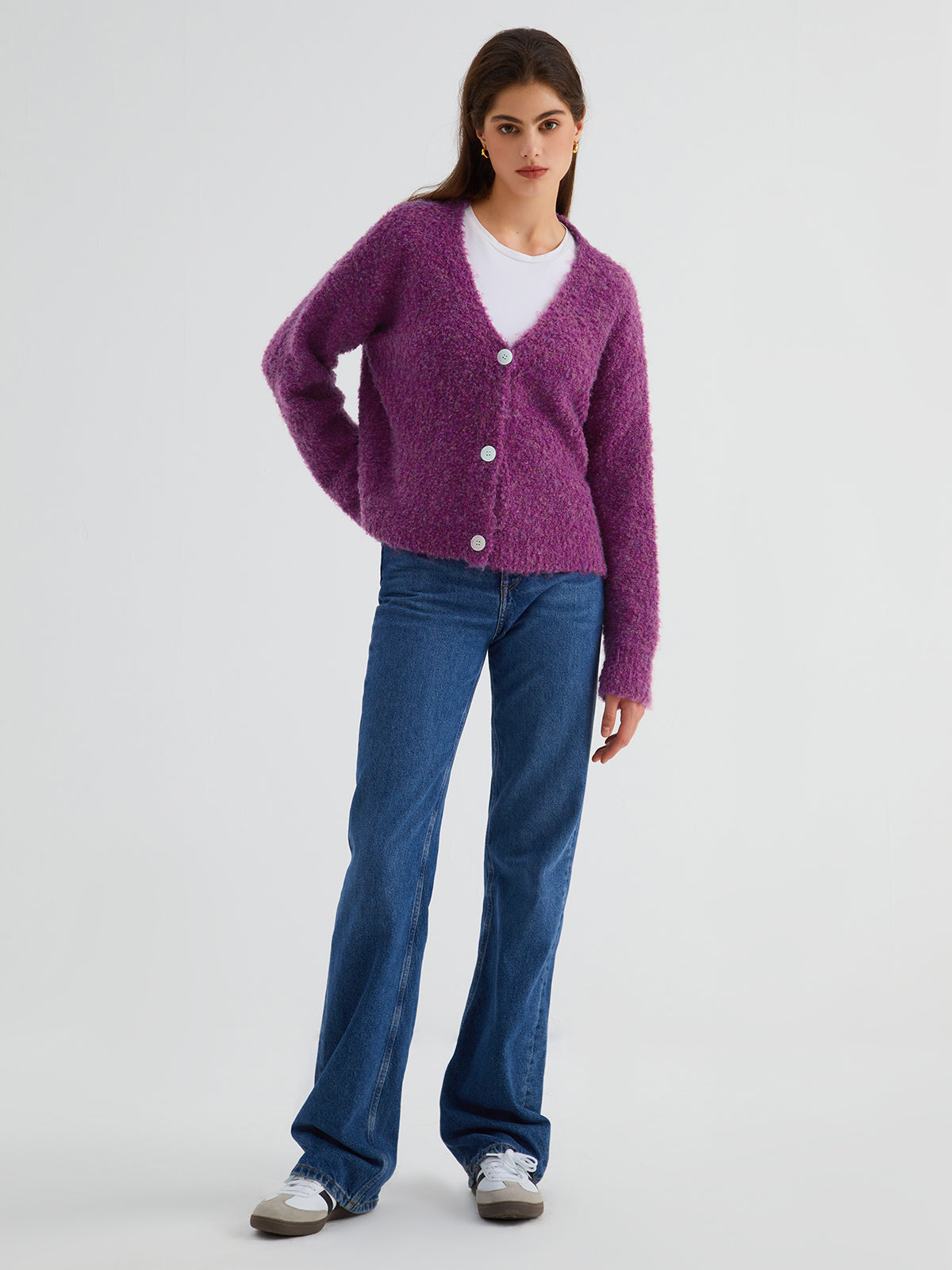 Blueberry Oversized Cardigan