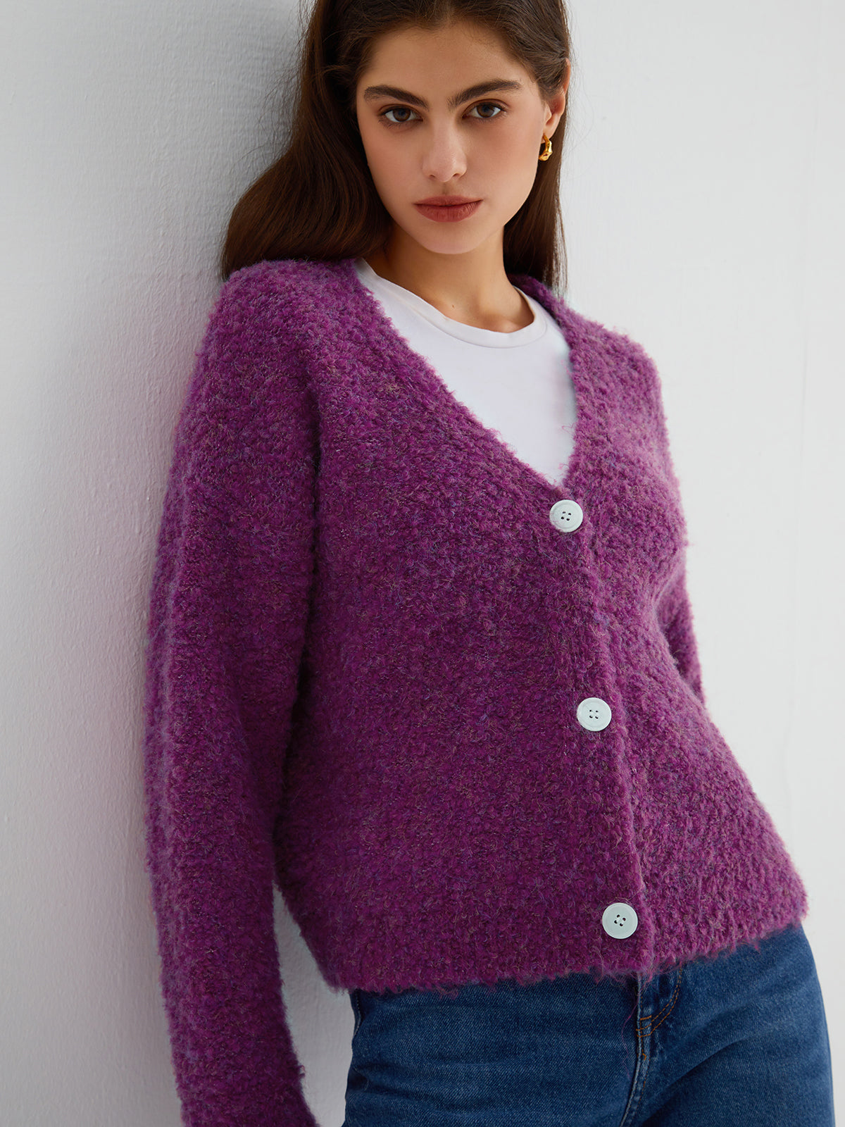 Blueberry Oversized Cardigan