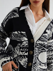 Dappled Shade Oversized Cardigan