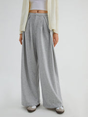 Challenge Accepted Pleat Wide Leg Sweatpants