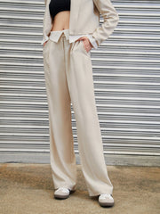 Release Me Fold Over Waistband Wide Leg Pants