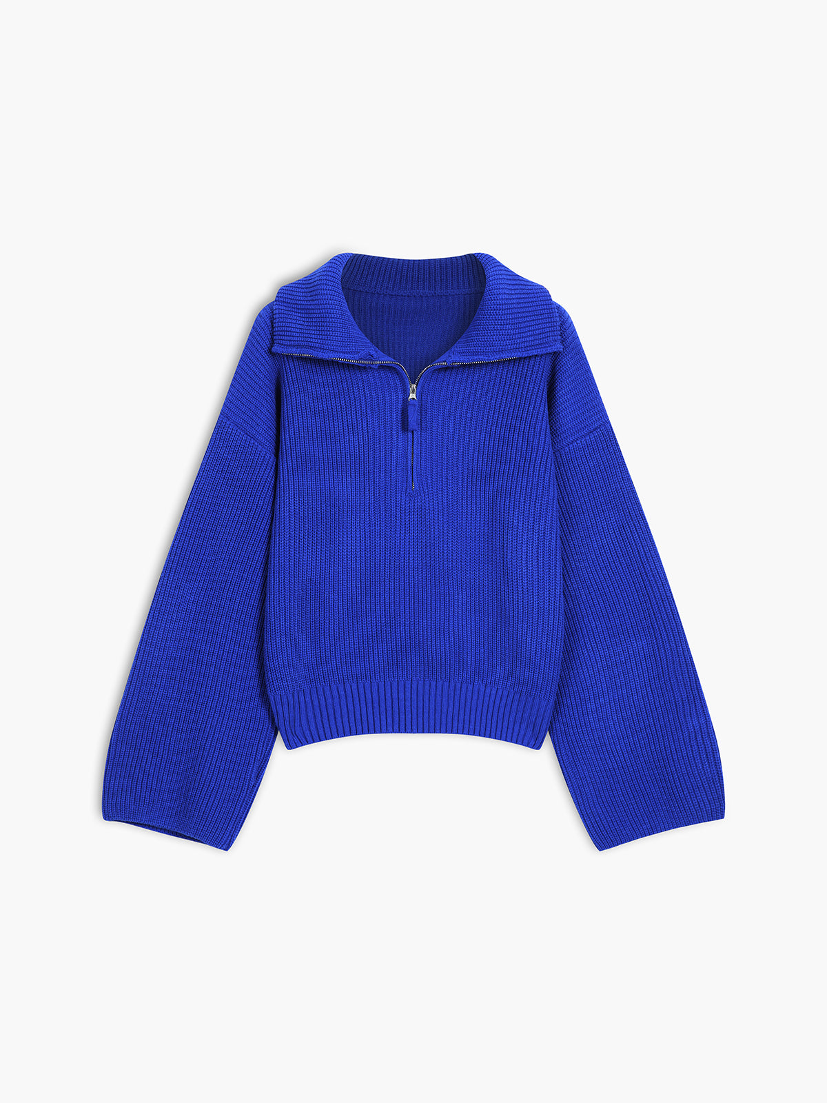 Clear Skies Await Zippered Sweater