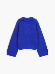 Clear Skies Await Zippered Sweater